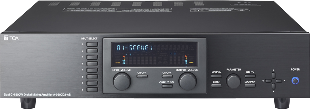 Amply 2 kenh 500Wx2 Digital mixing amplifier